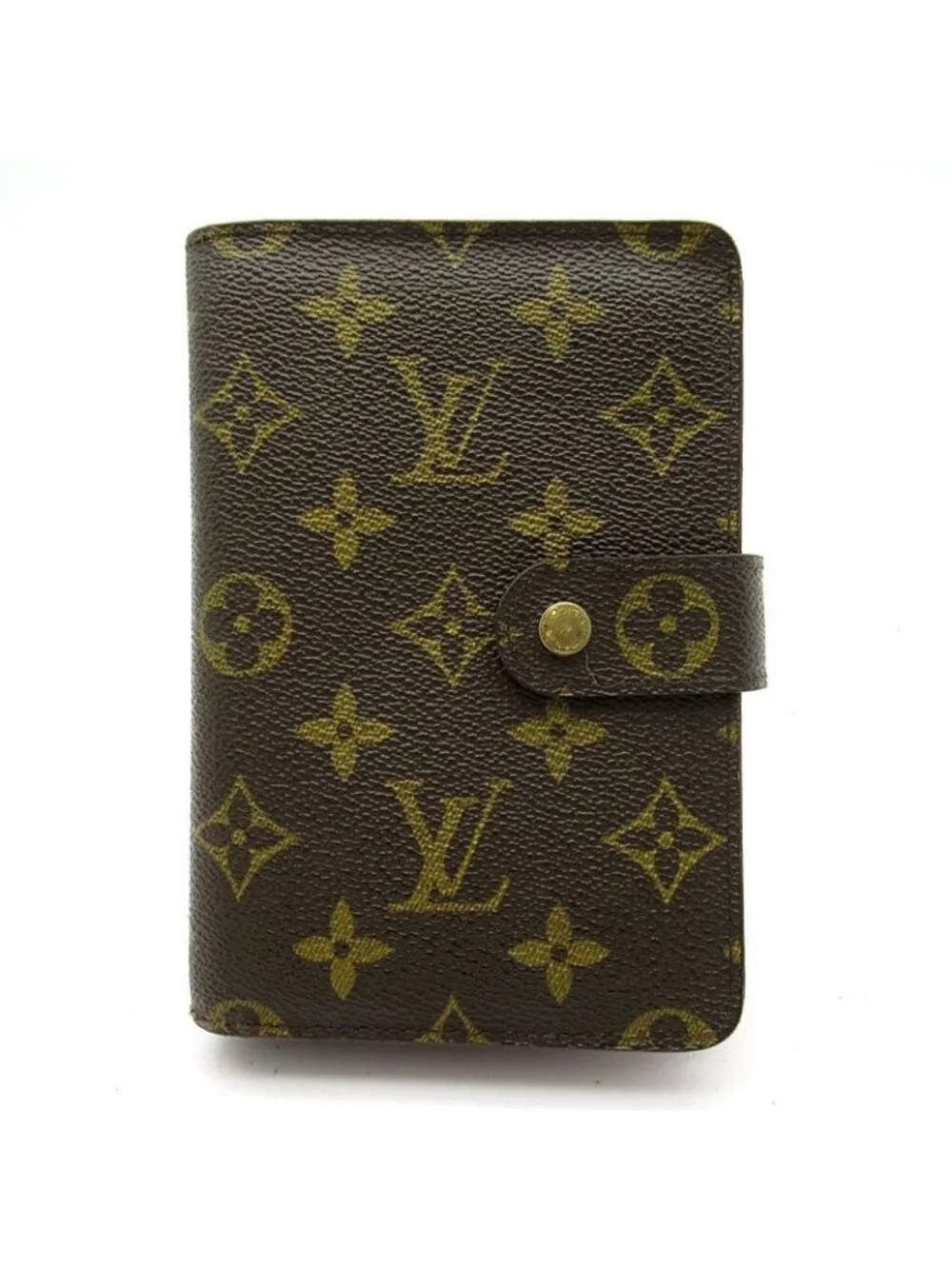 Louis Vuitton Porte Tresor Etuy Pappeye Monogram Brown Wallet